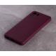 Силиконовый чехол SOFT Silicone Case для Xiaomi Redmi A1/A2 (без лого) бордовый