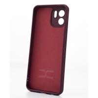 Силіконовий чохол SOFT Silicone Case для телефону Xiaomi Redmi Note 11 Pro+/11i/11i Hypercharge (ТРИЗУБ) бордовий