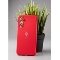 Силиконовый чехол Original pack SOFT для Samsung A54 5G (ТРИЗУБ) красный