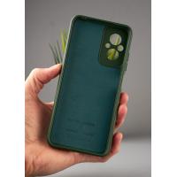 Силіконовий чохол Original pack SOFT для телефону Xiaomi Redmi 11 Prime/Poco M5 4G (ТРИЗУБ) темно-зелений