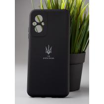 Силіконовий чохол Original pack SOFT для телефону Xiaomi Redmi 11 Prime/Poco M5 4G (ТРИЗУБ) чорний