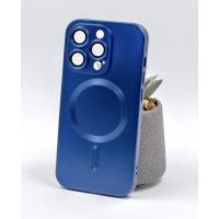 Силіконовий чохол MagSafe COLORS 2 + Camers Protection для iPhone 13 Pro темно-синій
