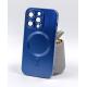 Силіконовий чохол MagSafe COLORS 2 + Camers Protection для iPhone 13 Pro темно-синій