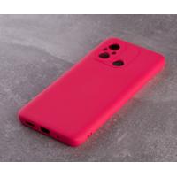 Силіконовий чохол SOFT Silicone Case для телефону Xiaomi Redmi 12C (без лого) малиновий