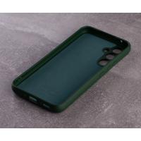 Силиконовый чехол SOFT Silicone Case для Samsung A34 (без лого) темно-зеленый