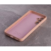 Силиконовый чехол SOFT Silicone Case для Samsung A34 (без лого) пудра