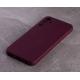 Силиконовый чехол SOFT Silicone Case для Samsung S23 (без лого) бордовый