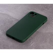 Силіконовий чохол SOFT Silicone Case для телефону iPhone 14 (без лого) темно-зелений