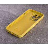 Силіконовий чохол SOFT Silicone Case для телефону iPhone 14 Pro Max (без лого) лимонний