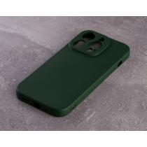 Силіконовий чохол SOFT Silicone Case для телефону iPhone 14 Pro Max (без лого) темно-зелений