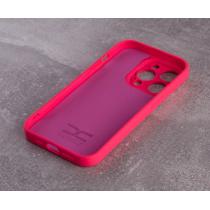 Силіконовий чохол SOFT Silicone Case для телефону iPhone 14 Pro Max (без лого) малиновий