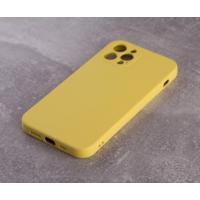 Силіконовий чохол SOFT Silicone Case для телефону iPhone 12 Pro Max (без лого) лимонний