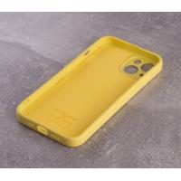 Силиконовый чехол SOFT Silicone Case для iPhone 13 (без лого) лимонный