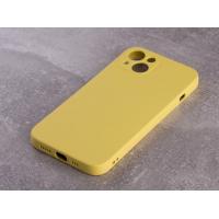 Силіконовий чохол SOFT Silicone Case для телефону iPhone 13 (без лого) лимонний
