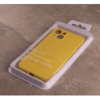 Силіконовий чохол SOFT Silicone Case для телефону iPhone 13 (без лого) лимонний