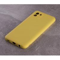 Силиконовый чехол SOFT Silicone Case для Samsung A04 (без лого) лимонный