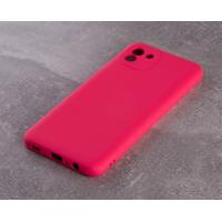 Силиконовый чехол SOFT Silicone Case для Samsung A04 (без лого) малиновый