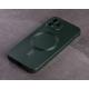 Силіконовий чохол MagSafe COLORS 2 + Camers Protection для iPhone 12 зелений