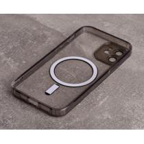 Силиконовый чехол SHADE PHONE с поддержкой MagSafe для iPhone 12 черный