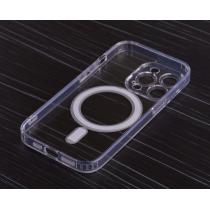 Силиконовый чехол SHADE PHONE с поддержкой MagSafe для iPhone 14 Pro прозрачный