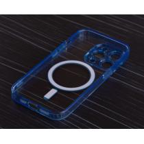 Силиконовый чехол SHADE PHONE с поддержкой MagSafe для iPhone 14 Pro синий