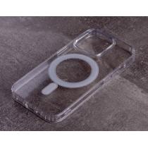 Силиконовый чехол MagSafe CLEAR для iPhone 15 Pro Прозрачный