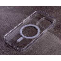 Силіконовий чохол MagSafe CLEAR для телефону iPhone 15 Pro Max прозорий