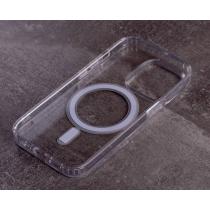 Силіконовий чохол MagSafe CLEAR для iPhone 15 Pro Max Прозорий