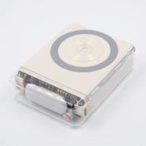 АКБ PowerBank с поддержкой MagSafe DC DP-F23 (10000 mAh) Fast Charging бежевый