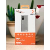 АКБ PowerBank MTL MT-4520 2USB/22,5W/PD/LED дисплей (20000mAh) белый