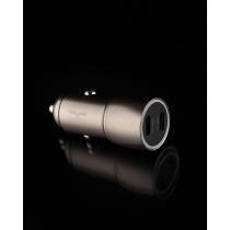 Автомобільний зарядний пристрій DC 2xPD/40W (XC-40) Metal темно-сірий