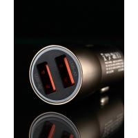 Автомобільний зарядний пристрій DC 2в1 Lightning 2xQC3.0/36W (XC-36) Metal темно-сірий