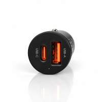 АЗУ DC блок (PD / 30W+QC3.0 / 35W Fast Charger (TC-20) черный
