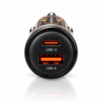 АЗП DC блок (PD/30W+QC3.0 / 60W) (XC-41) чорний