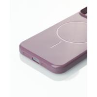 Силиконовый чехол Slim Ring Glamour с поддержкой MagSafe для iPhone 11 deep purple