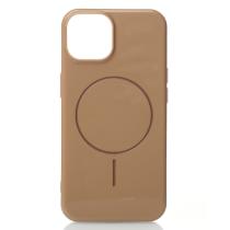 Силиконовый чехол Slim Ring Glamour с поддержкой MagSafe для iPhone 11 desert titanium