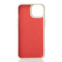 Силиконовый чехол Slim Ring Glamour с поддержкой MagSafe для iPhone 11 natural titanium