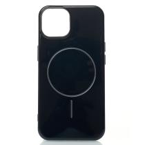 Силиконовый чехол Slim Ring Glamour с поддержкой MagSafe для iPhone 11 Pro Max black