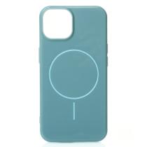 Силіконовий чохол Slim Ring Glamour з підтримкою MagSafe для iPhone 11 wave blue