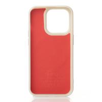 Силиконовый чехол Slim Ring Glamour с поддержкой MagSafe для iPhone 13 Pro Max natural titanium