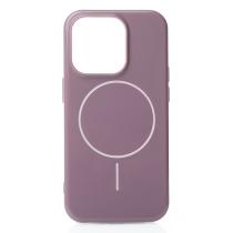 Силиконовый чехол Slim Ring Glamour с поддержкой MagSafe для iPhone 13 Pro Max deep purple