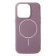 Силиконовый чехол Slim Ring Glamour с поддержкой MagSafe для iPhone 13 Pro Max deep purple