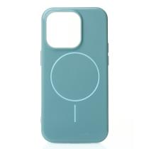 Силіконовий чохол Slim Ring Glamour з підтримкою MagSafe для iPhone 13 Pro wave blue