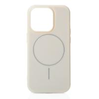 Силиконовый чехол Slim Ring Glamour с поддержкой MagSafe для iPhone 14 Pro Max natural titanium