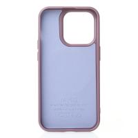 Силиконовый чехол Slim Ring Glamour с поддержкой MagSafe для iPhone 14 Pro Max deep purple
