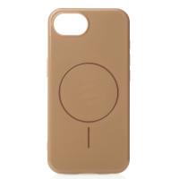 Силиконовый чехол Slim Ring Glamour с поддержкой MagSafe для iPhone 16E / iPhone 17E desert titanium