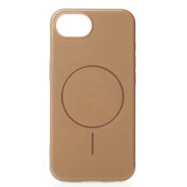 Силіконовий чохол Slim Ring Glamour з підтримкою MagSafe для iPhone 16E / iPhone 17E desert titanium