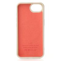 Силиконовый чехол Slim Ring Glamour с поддержкой MagSafe для iPhone 16E / iPhone 17E natural titanium