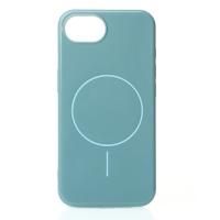 Силиконовый чехол Slim Ring Glamour с поддержкой MagSafe для iPhone 16E / iPhone 17E wave blue