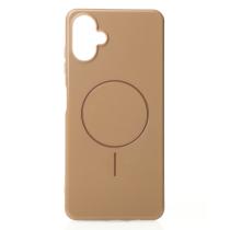 Силиконовый чехол Slim Ring Glamour с поддержкой MagSafe для Samsung A06 desert titanium